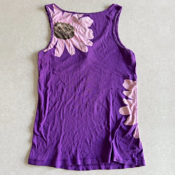 2000s Flower Henley Tank ASO Princess Protection Program / WoWP - Picture 5 of 9